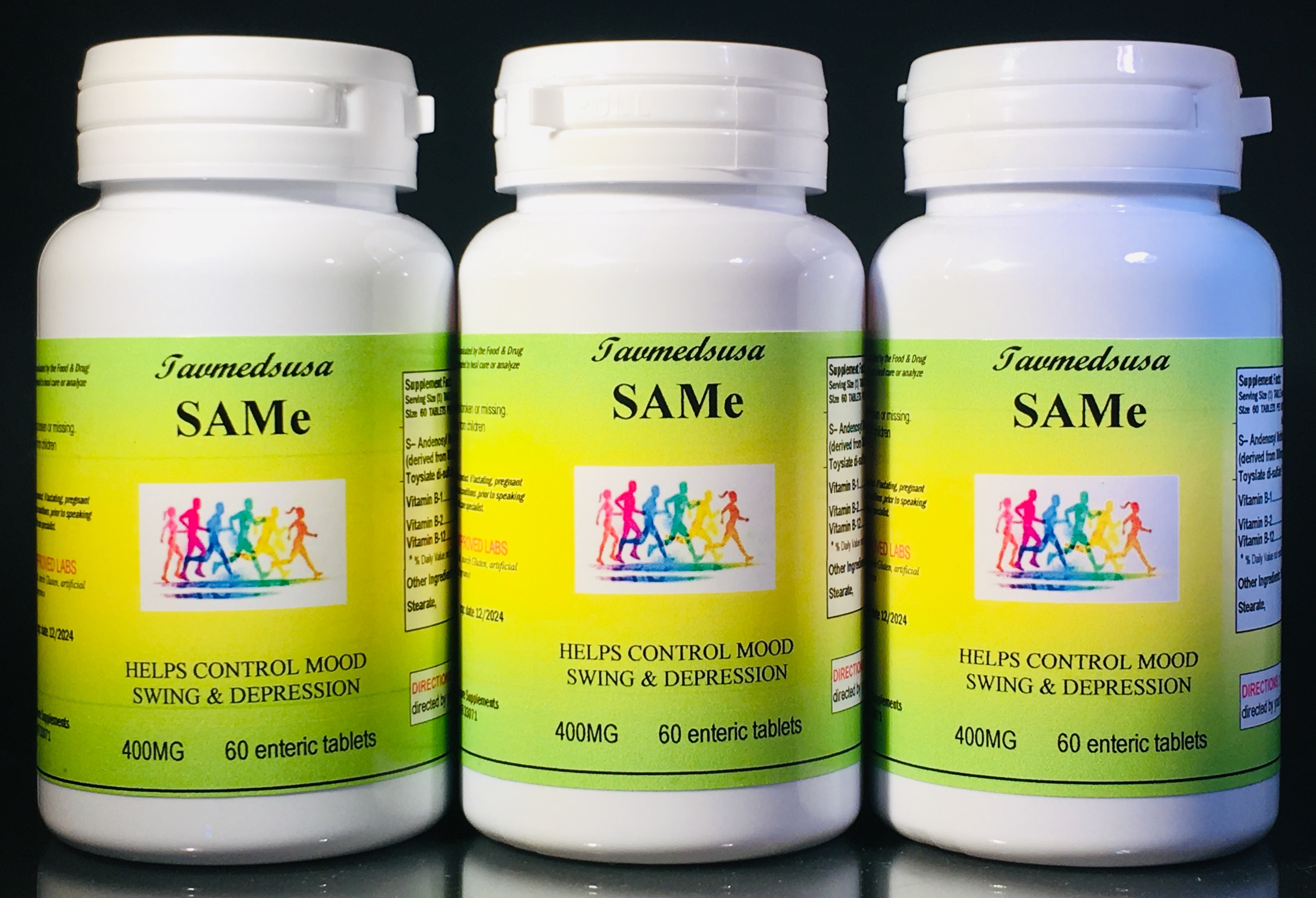 SAM-e 400mg - 180 (3x60) tablets